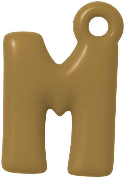 FUNKY LETTER CHARM A-M