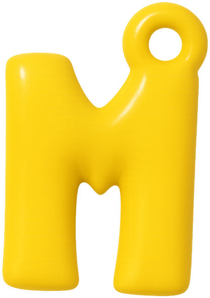 FUNKY LETTER CHARM A-M