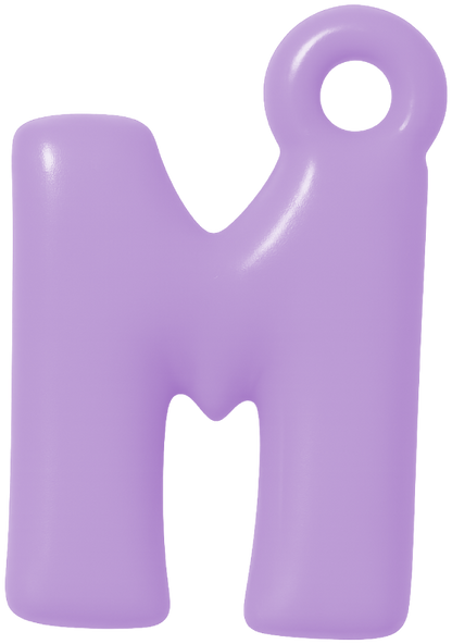 FUNKY LETTER CHARM A-M