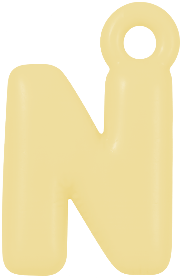 FUNKY LETTER CHARM N-Z