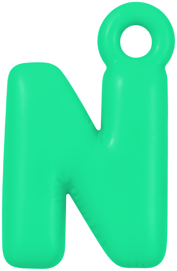 FUNKY LETTER CHARM N-Z