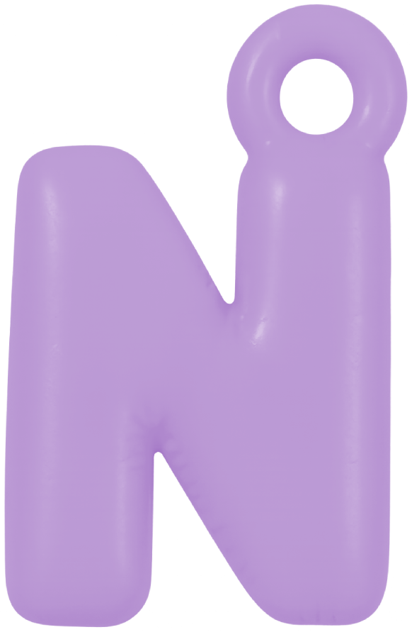 FUNKY LETTER CHARM N-Z