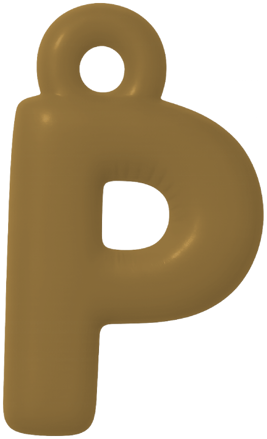 FUNKY LETTER CHARM N-Z