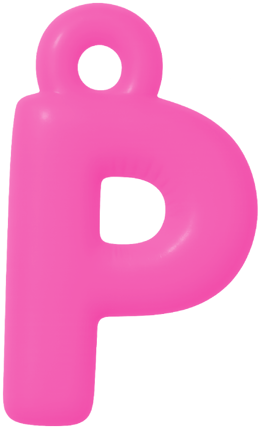 FUNKY LETTER CHARM N-Z