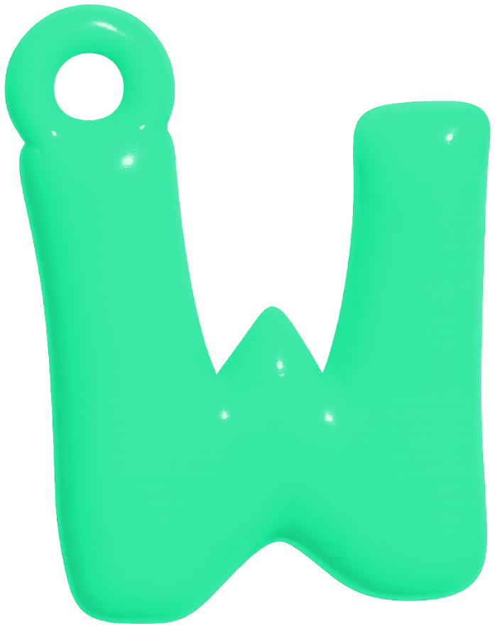 FUNKY LETTER CHARM N-Z