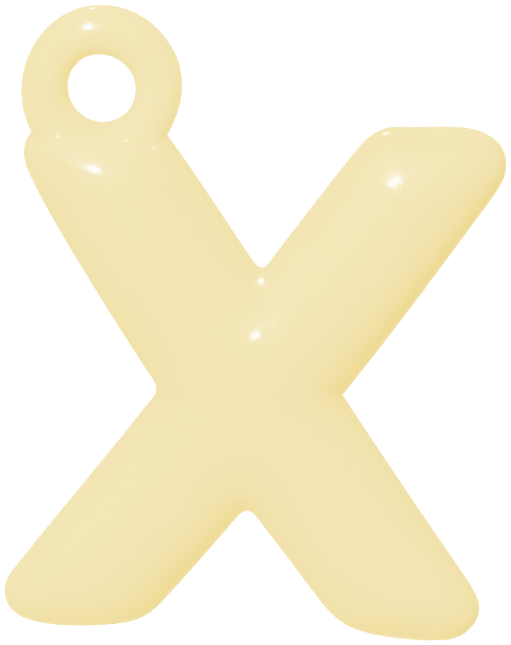 FUNKY LETTER CHARM N-Z