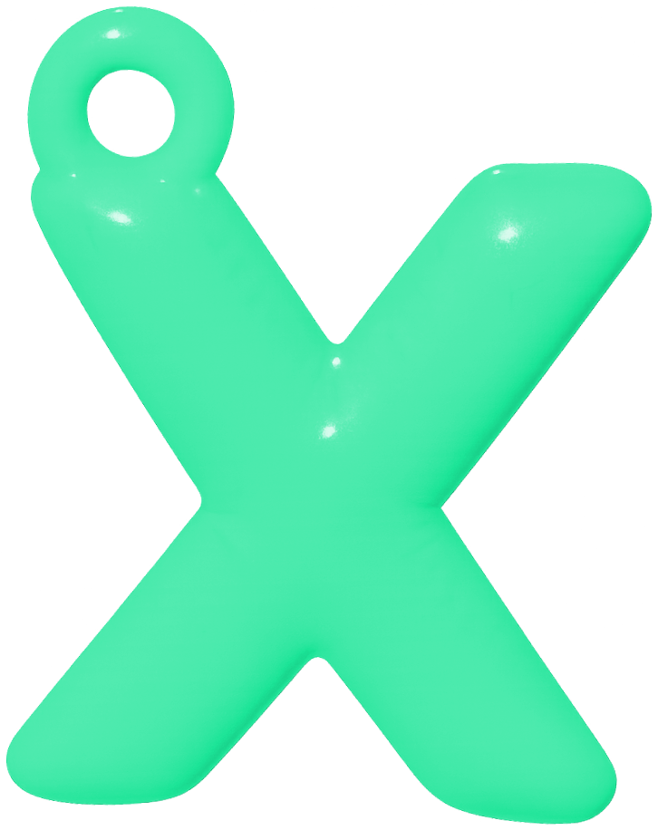 FUNKY LETTER CHARM N-Z