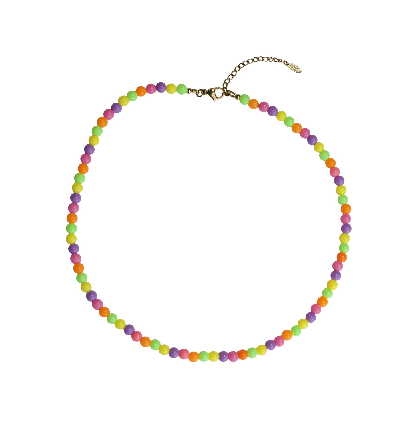 colorful beaded necklace