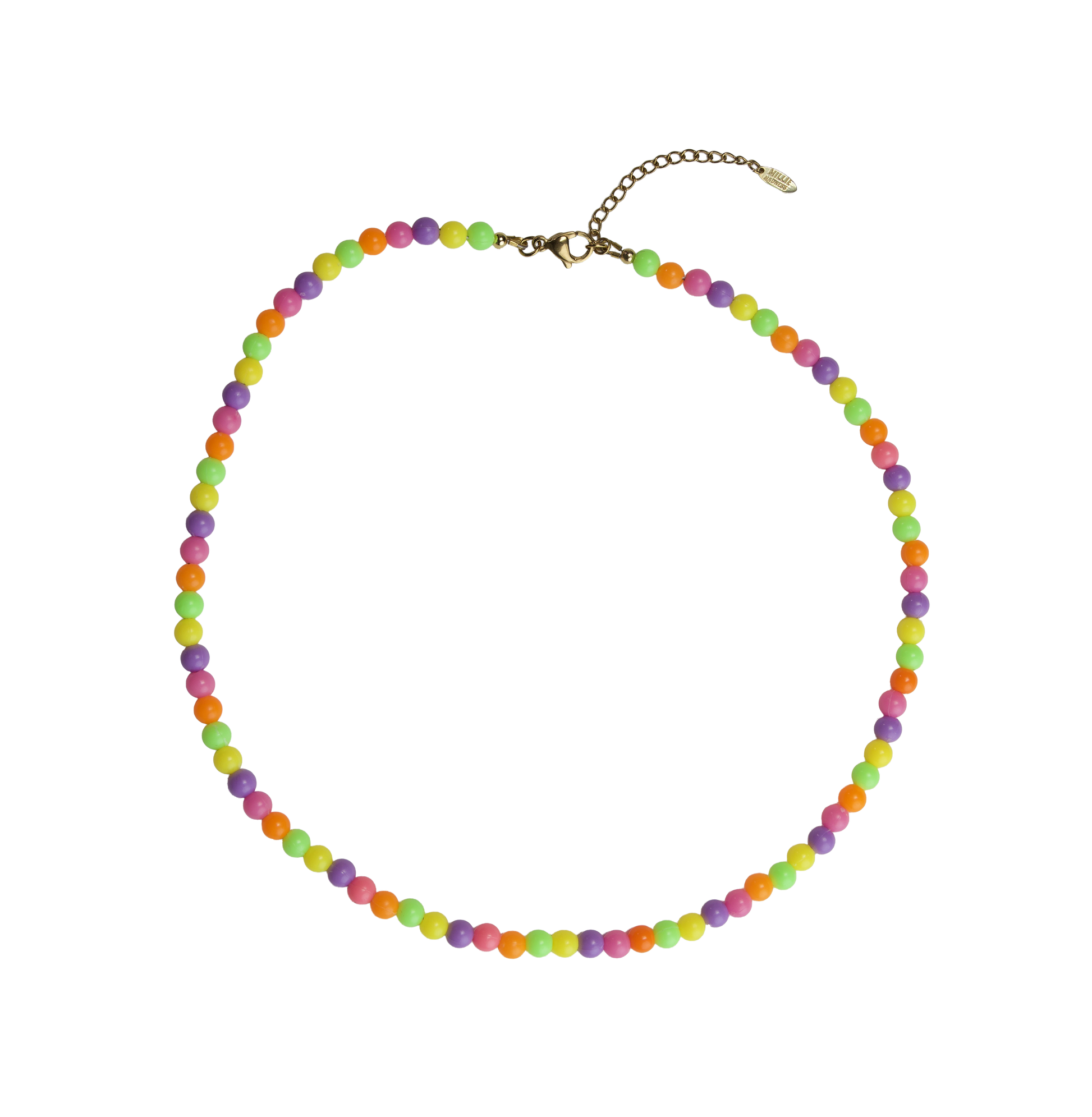 colorful beaded necklace