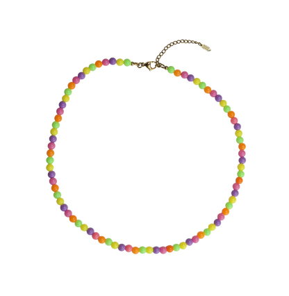 colorful beaded necklace