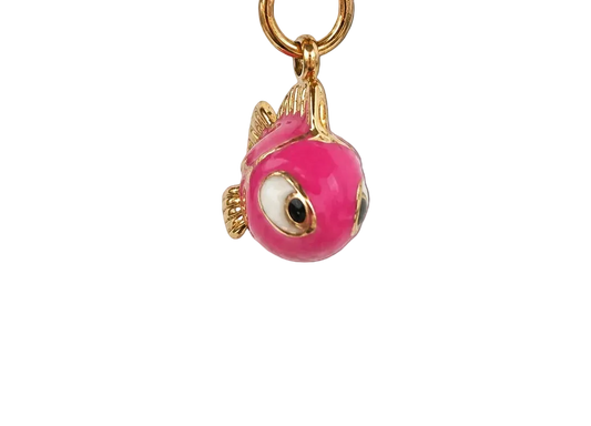 PINK FISH CHARM