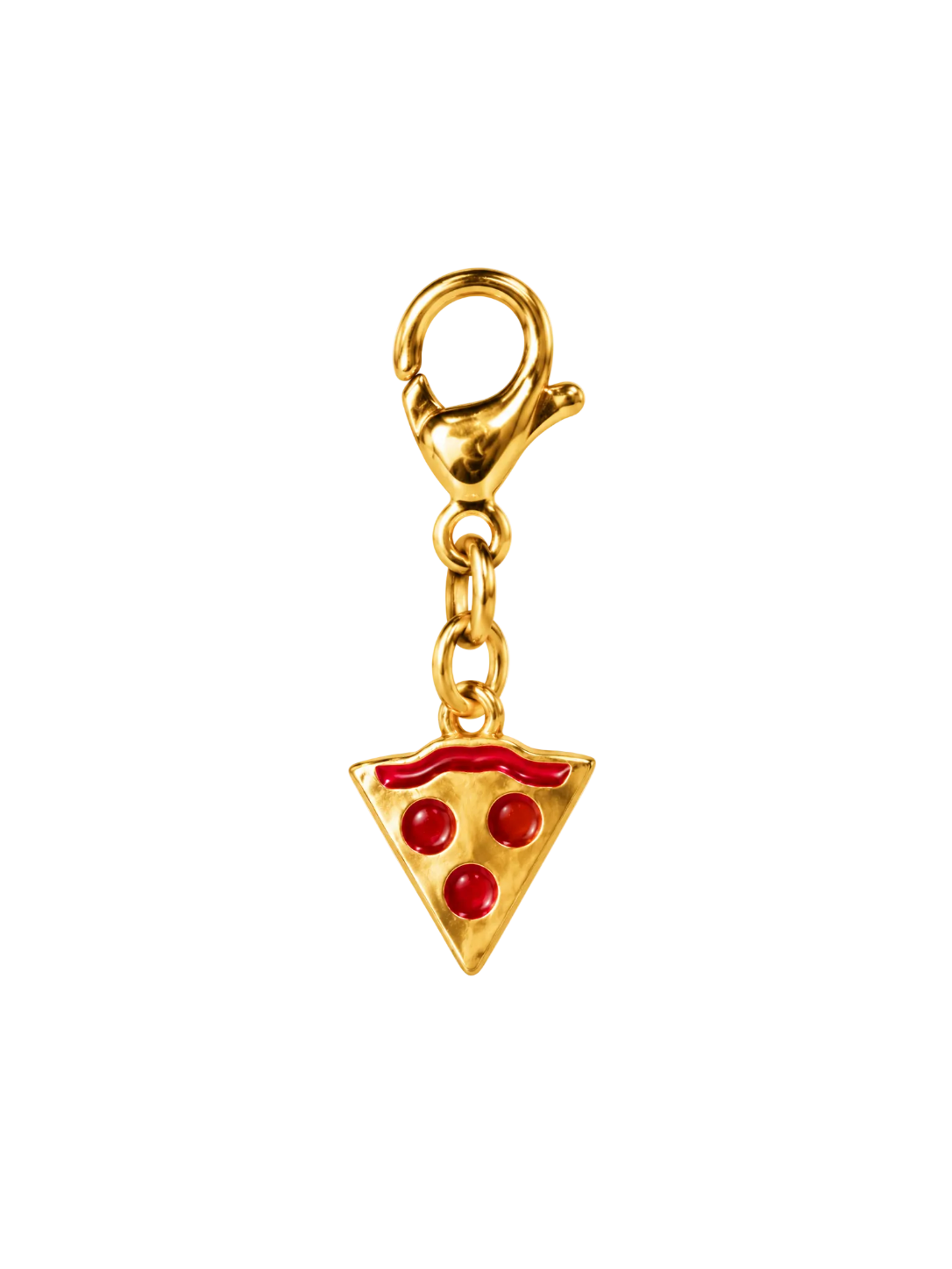 millie madness pizza charm stainless steel