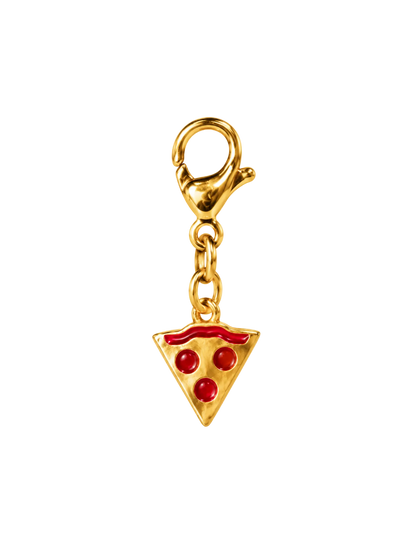 millie madness pizza charm stainless steel